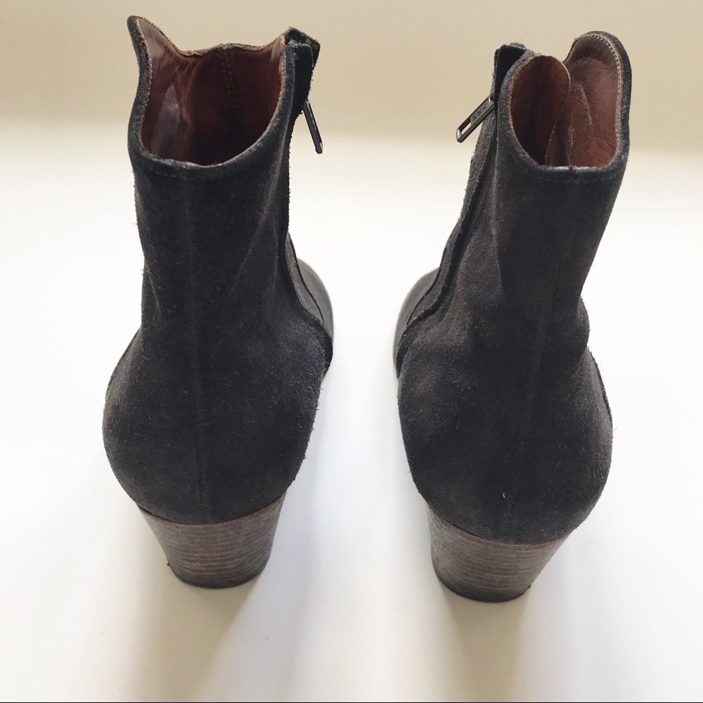 Isabel Marant Dicker Suede Brown Booties Size 40 - Picture 5 of 10